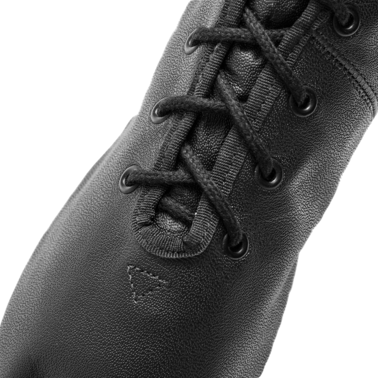HIT V Gardestiefel aus Leder niedrig geschnitten mit geteilter Gummisohle 4128 Gardestiefel Hit V geteilte Gummisohle niedriger Schaft Schwarz