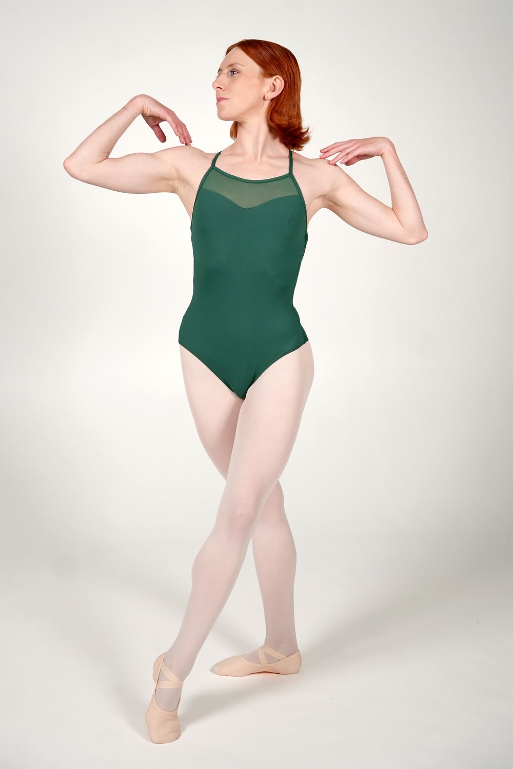 Trayas low back leotard R3121