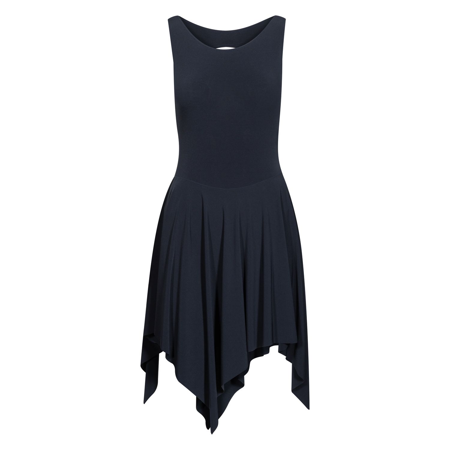 Women's dress with ruffles Zamora RU4007 Damen Kleid mit Zipfeln Zamora RU4007 midnight blue