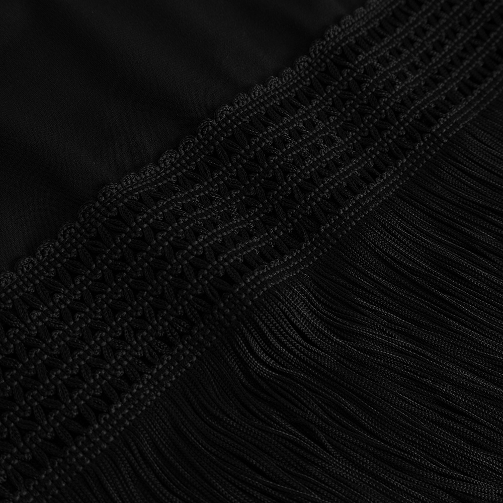 Damen Rock mit Fransen Luminis RU5091