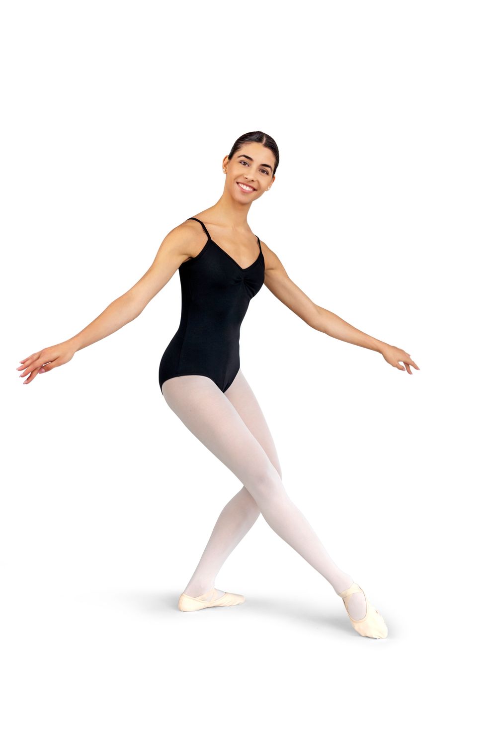 Rumpf Ballet Leotard with Spaghetti Straps and Gathers R3102 Rumpf Ballet Leotard with Spaghetti Straps and Gathers R3102