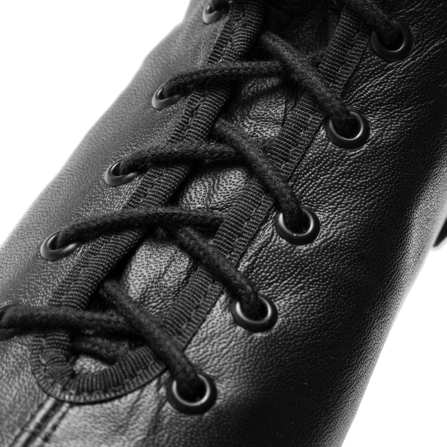 Hit I Gardestiefel aus Leder hoch geschnitten mit durchgehender Gummisohle 4120 Schwarzer Gardestiefel, hoch, durchgehende Gummisohle