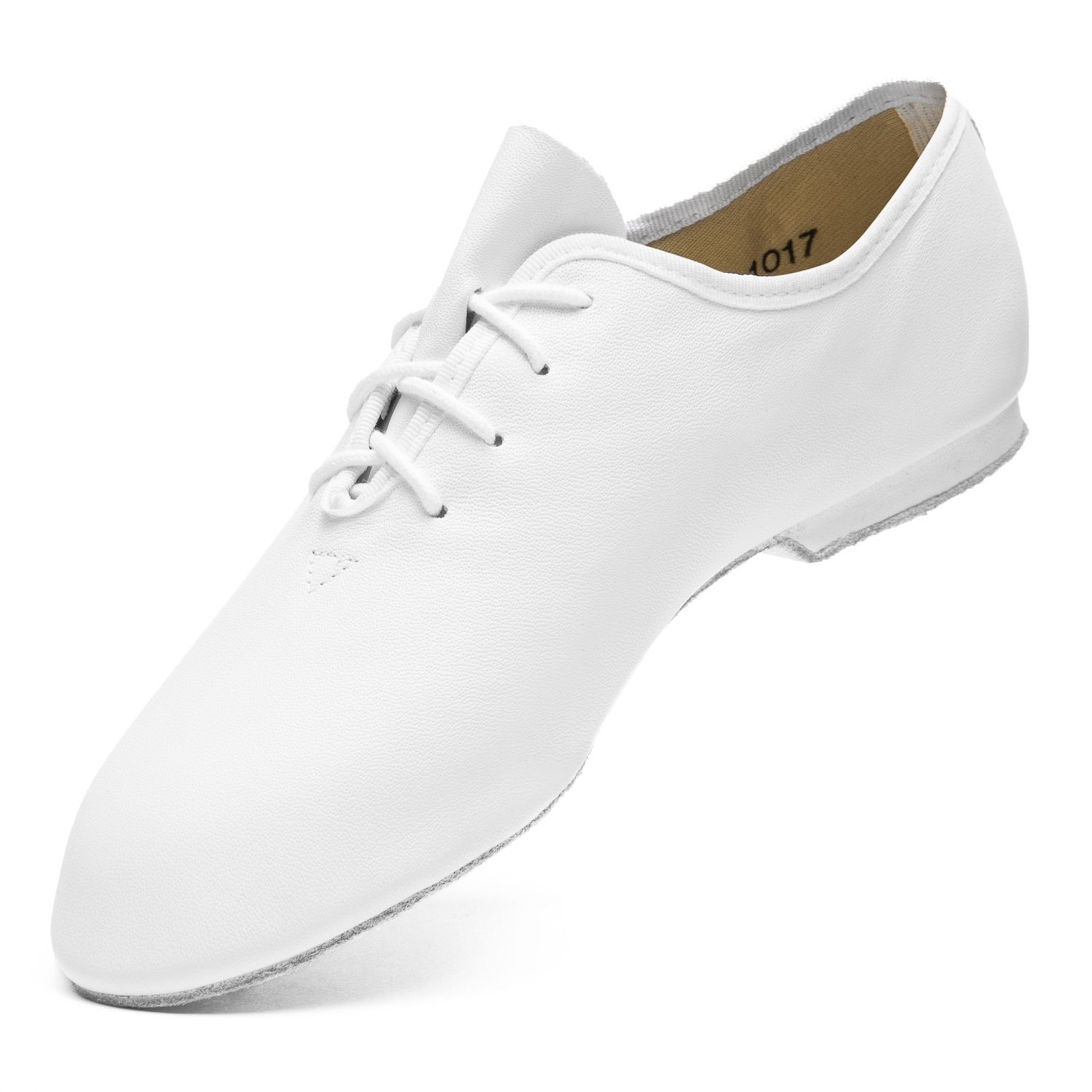 Jazzschuhe Basic I aus Leder mit durchgehender Chromledersohle 1260 Jazzschuhe Basic I aus Leder mit durchgehender Chromledersohle weiß