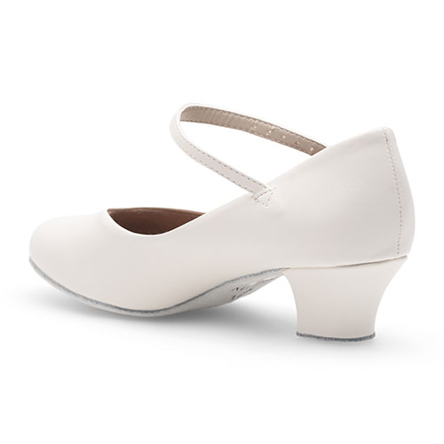 Damen Charakterschuhe mit Ristriemchen CH791 Damen Charakterschuhe Ivory