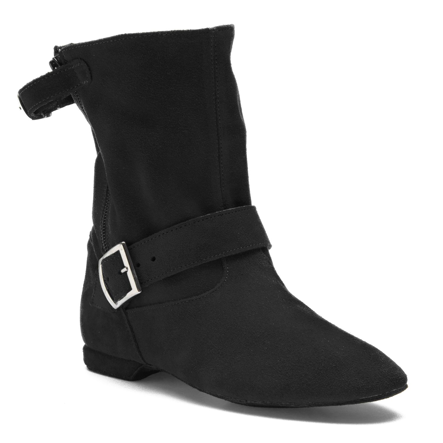 West Coast Swing Stiefel aus Wildleder mit Chromledersohle 8835 West Coast Swing Stiefel aus Wildleder mit Chromledersohle schwarz