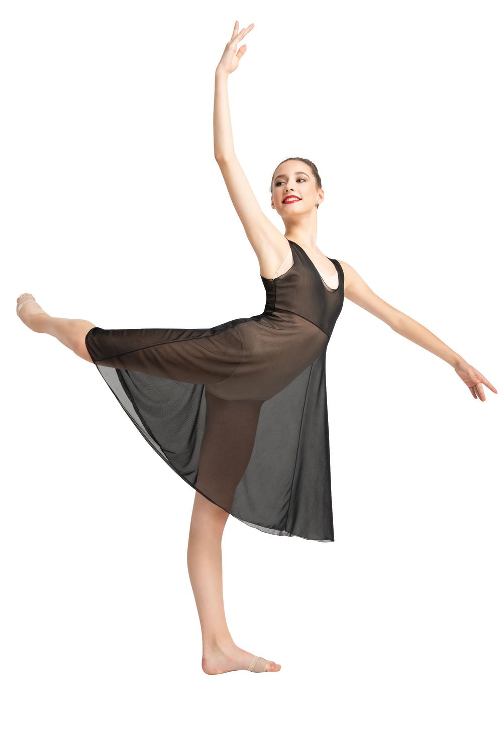 Rumpf Tunica Ariana RU3670 transparent in Schwarz  Rumpf Tunica Ariana RU3670 transparent in Schwarz