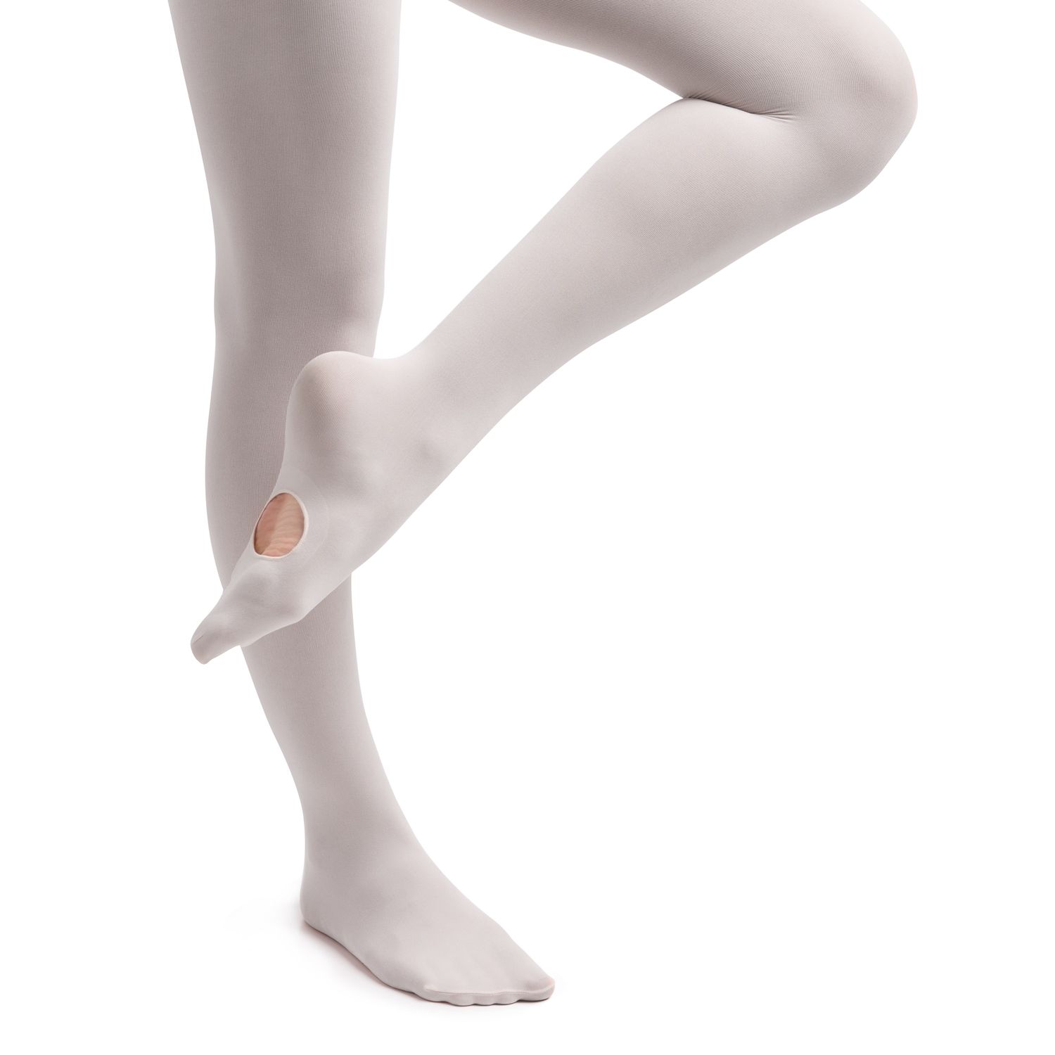 Ballettstrumpfhose mit Ballenloch Lilly 101 Lilly Ballettstrumpfhose mit Ballenloch für Damen und Kinder in Weiß