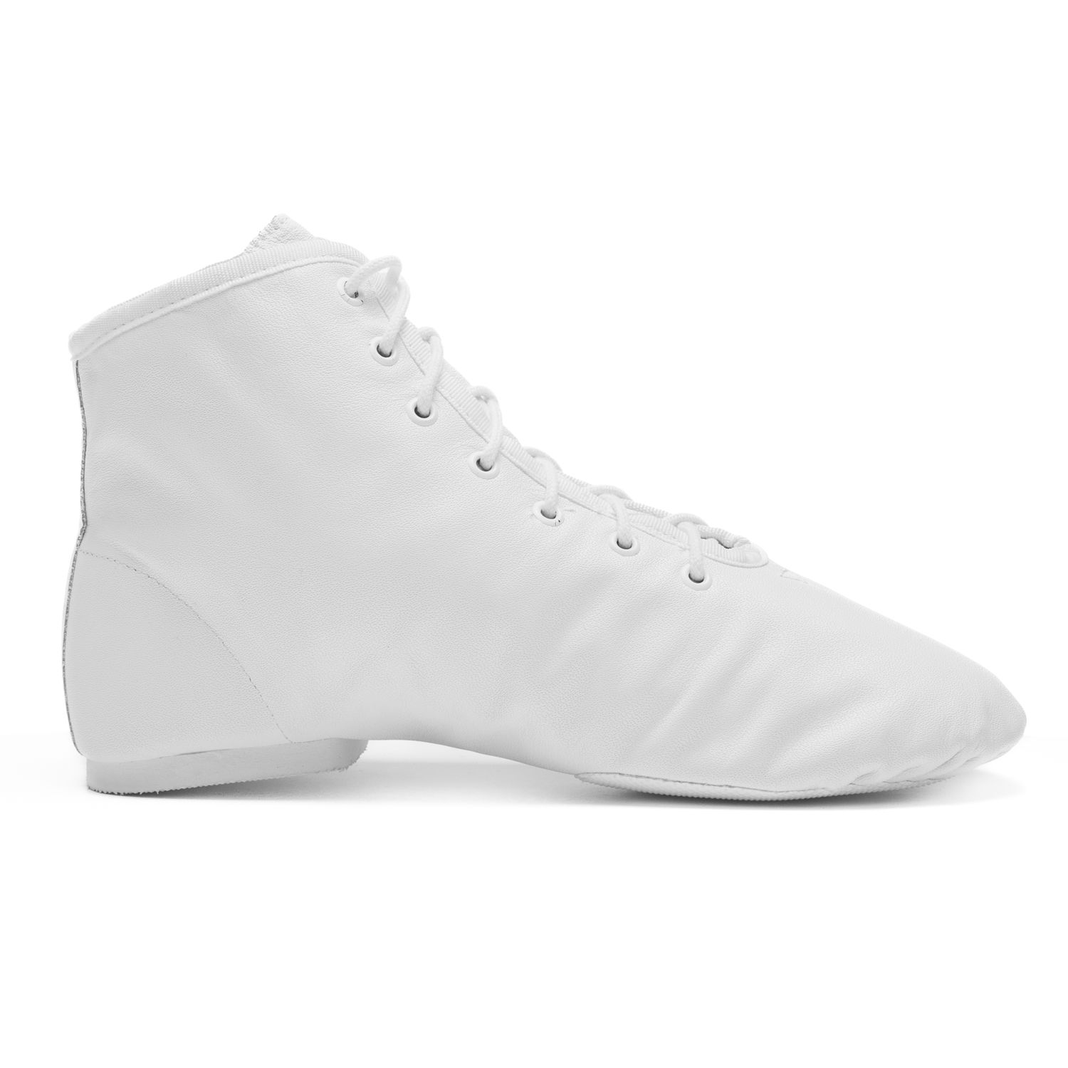 HIT V Gardestiefel aus Leder niedrig geschnitten mit geteilter Gummisohle 4128 Gardestiefel Hit V geteilte Gummisohle niedriger Schaft Weiß