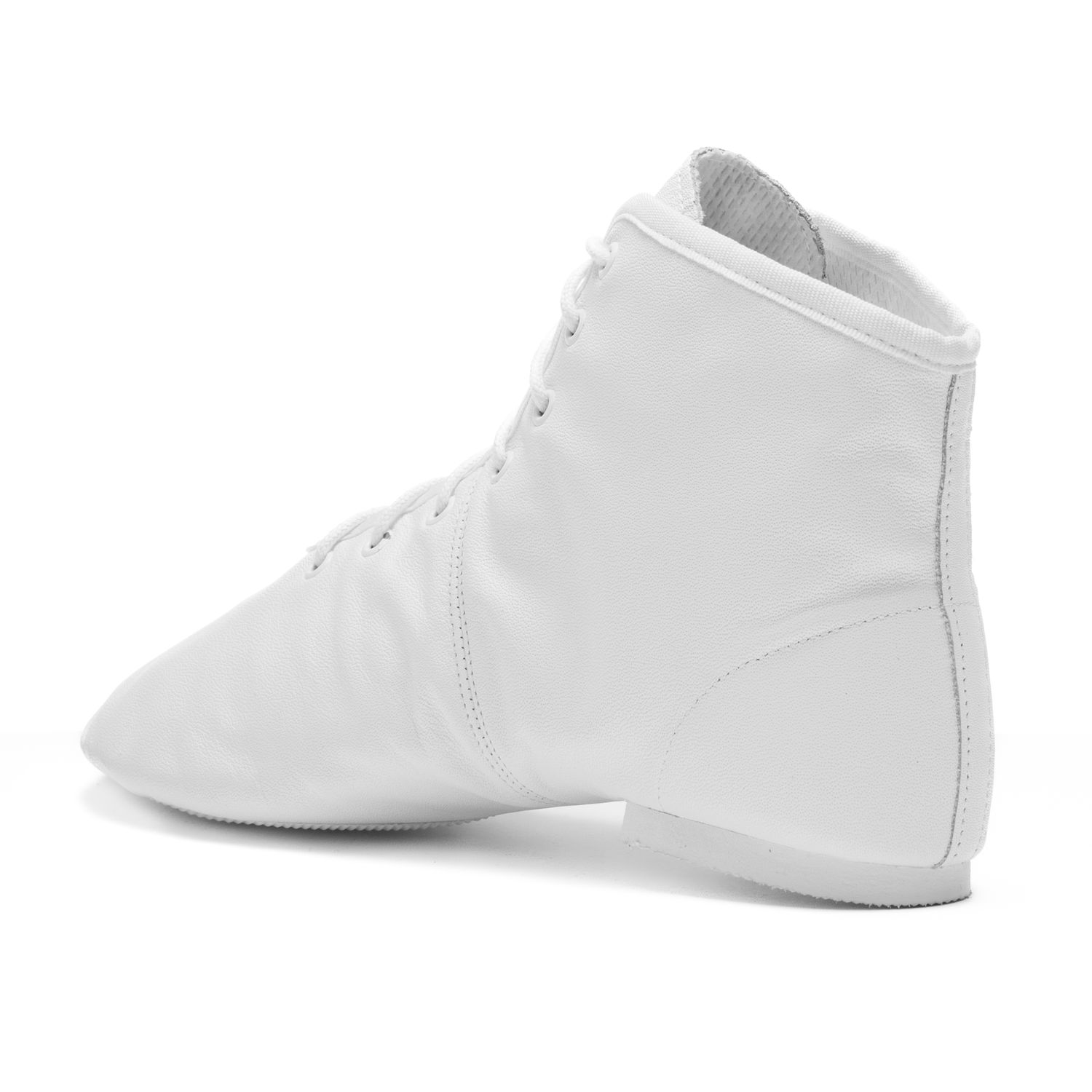 HIT V Gardestiefel aus Leder niedrig geschnitten mit geteilter Gummisohle 4128 Gardestiefel Hit V geteilte Gummisohle niedriger Schaft Weiß