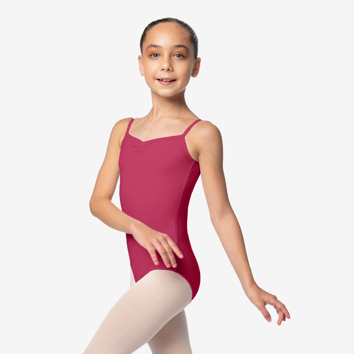 Mädchen Ballett Trikot SL05 Kinder Trikot burgundy