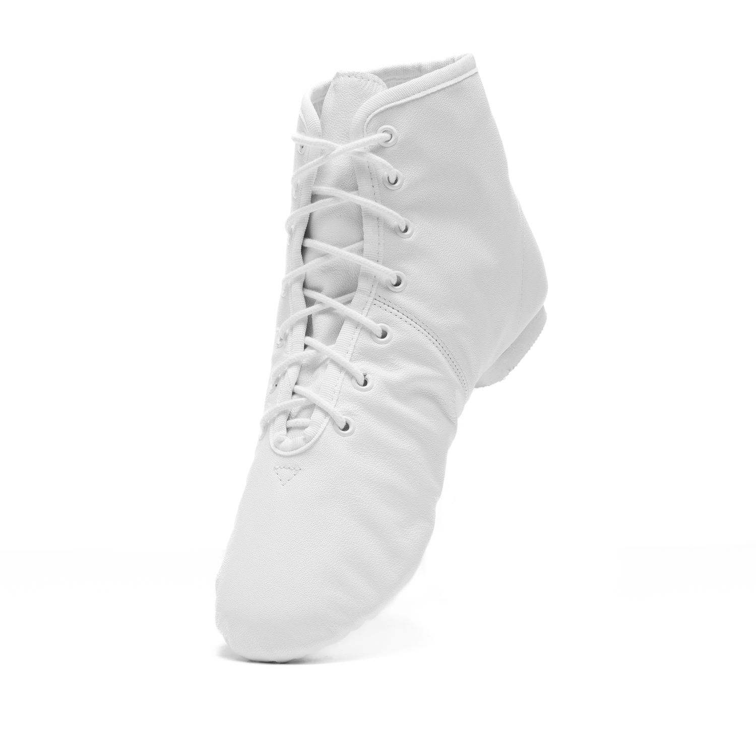 HIT V Gardestiefel aus Leder niedrig geschnitten mit geteilter Gummisohle 4128 Gardestiefel Hit V geteilte Gummisohle niedriger Schaft Weiß