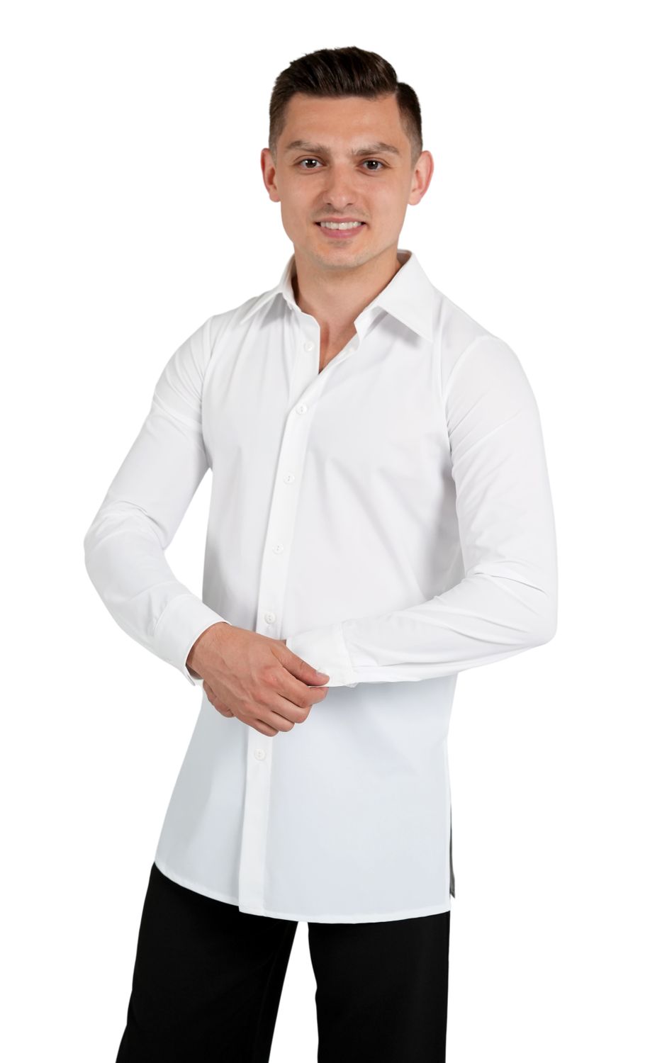 Rumpf Herren Tanzhemd BURGOS RU5749 Rumpf Herren Tanzhemd BURGOS RU5749