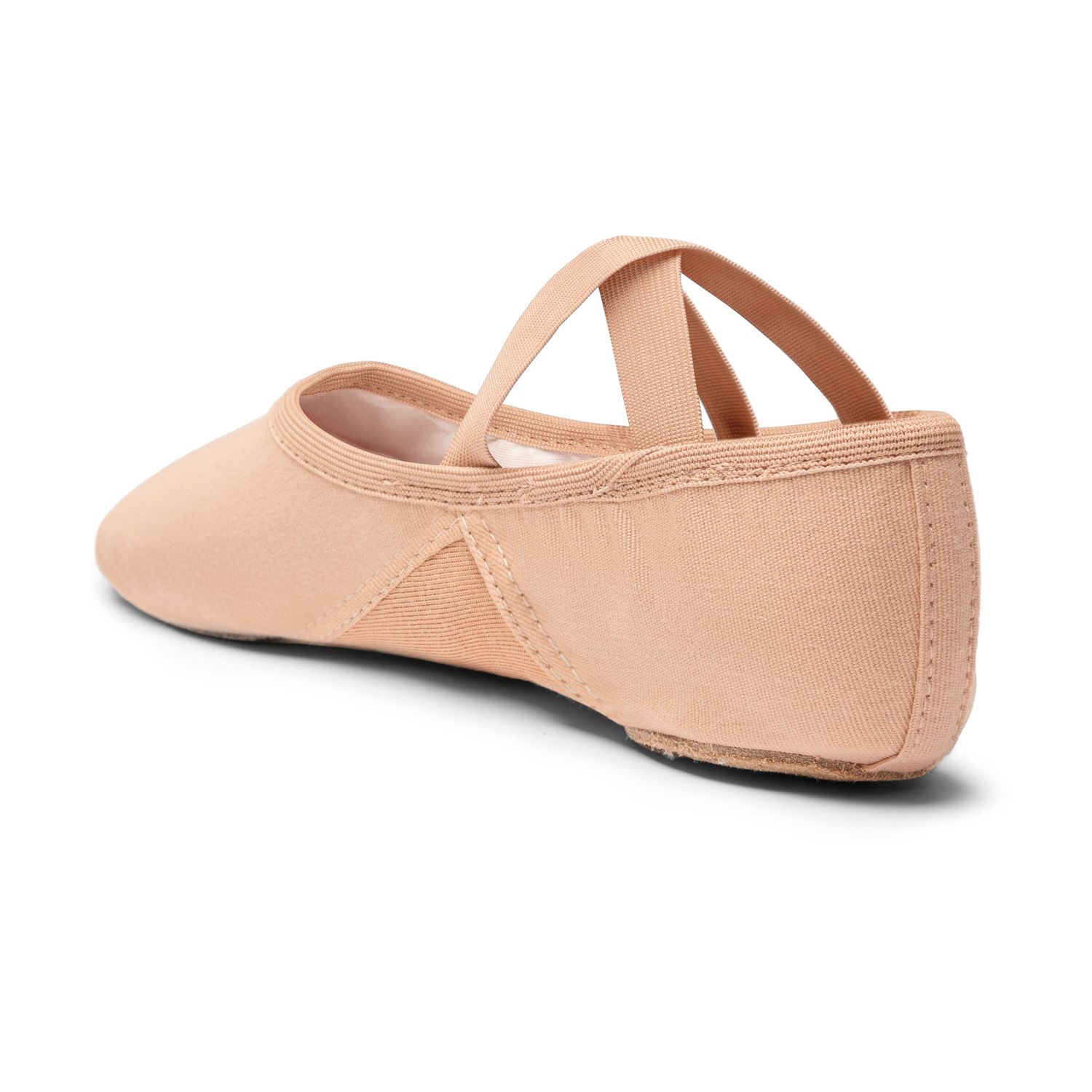 Ballettschläppchen Vegan Piqué 1007 Ballettschläppchen vegan farbe tan
