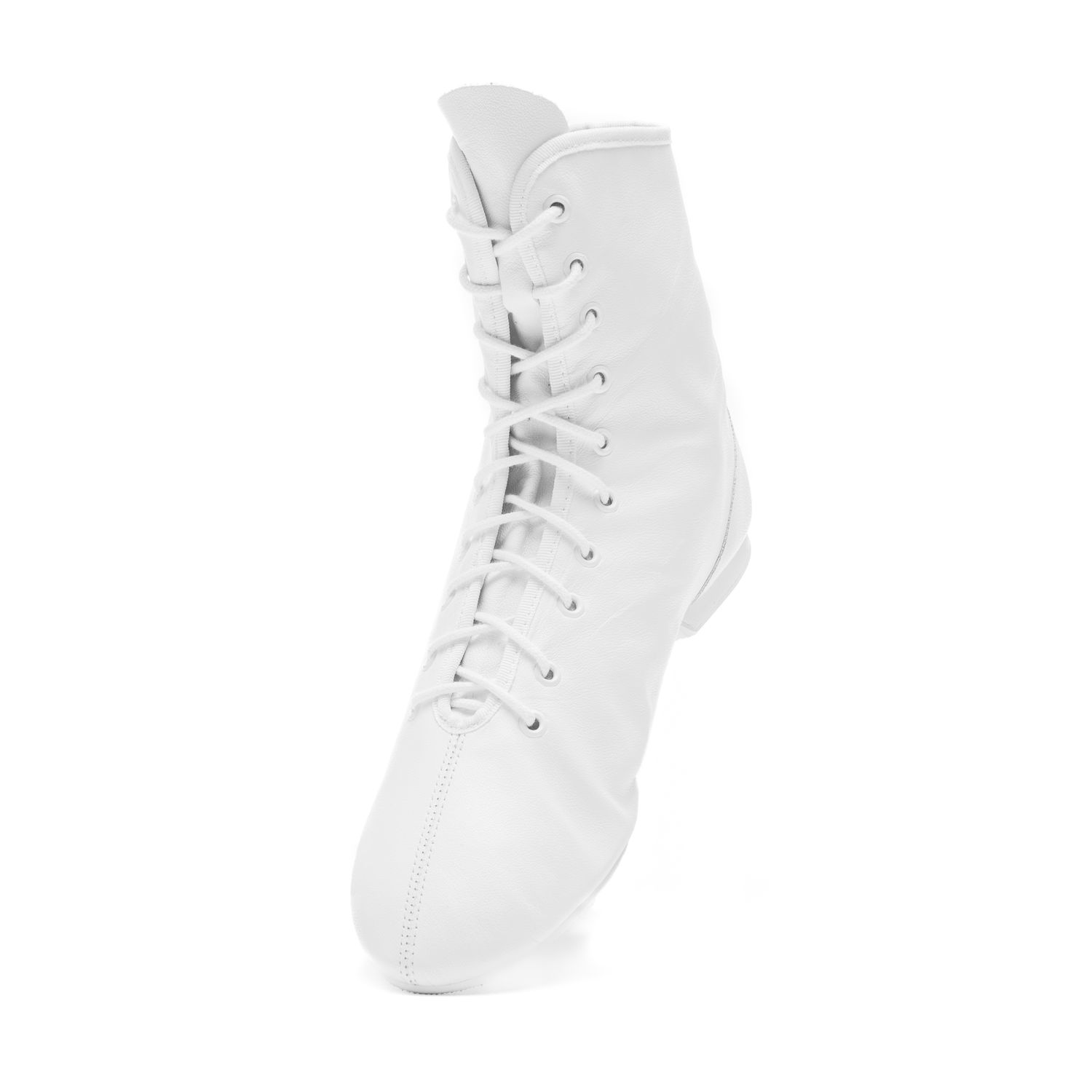 Hit I Gardestiefel aus Leder hoch geschnitten mit durchgehender Gummisohle 4120 Weißer Gardestiefel, hoch, durchgehende Gummisohle