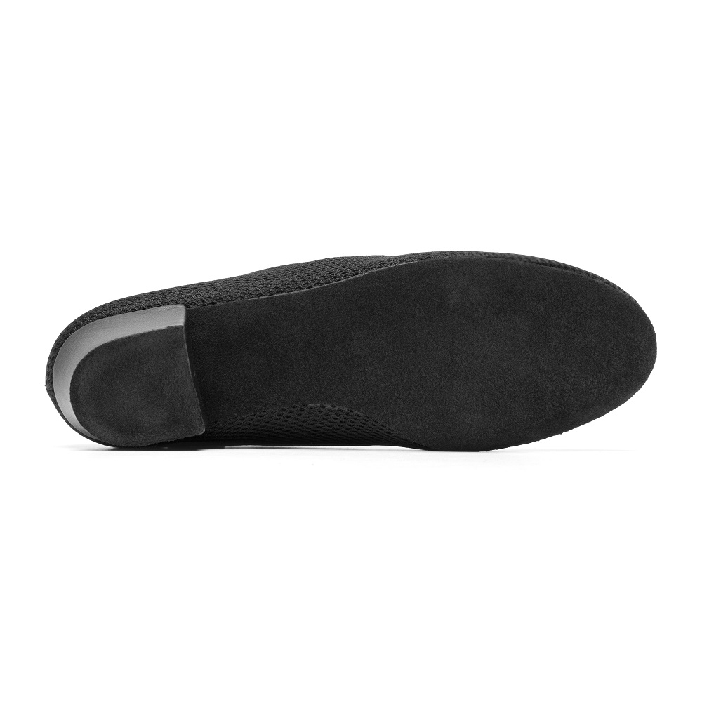 Schwarzer Damen Trainerschuh zum Schnüren mit 4,0cm hohem Absatz