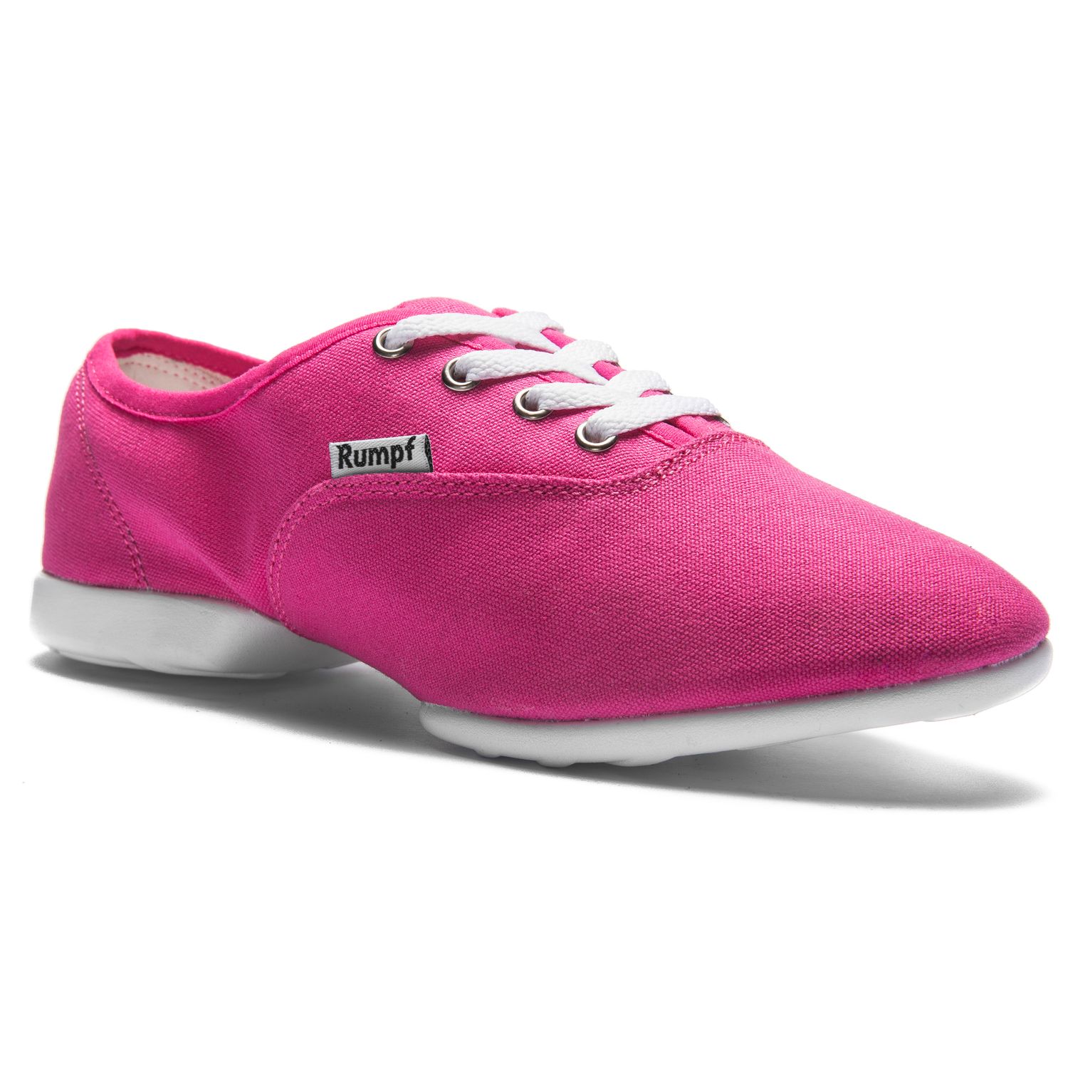 Bee Tanzsneaker vegan aus Leinen mit geteilter Chromledersohle 1515 Bee Tanzsneaker vegan aus Leinen mit geteilter Chromledersohle fuchsia