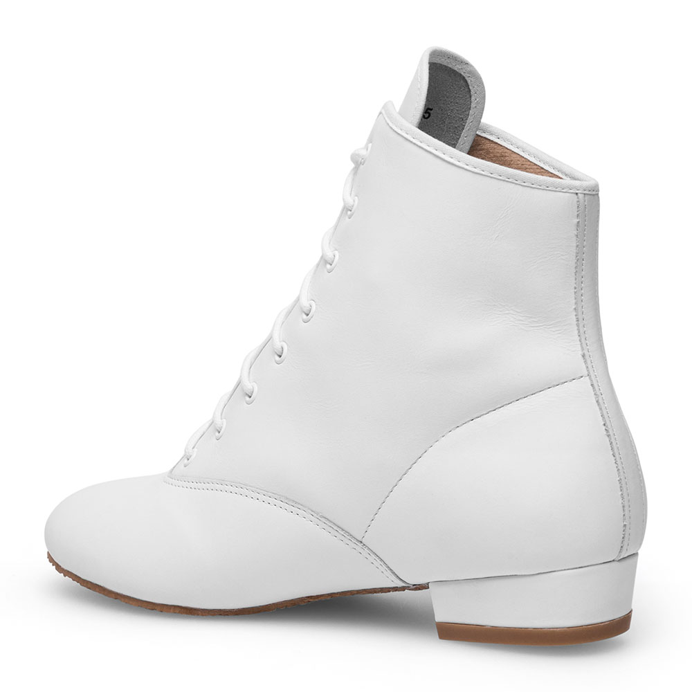 Traditions Gardestiefel  aus Leder mit Gummisohle 4150 Traditions Gardestiefel Leder mit Gummisohle Weiß