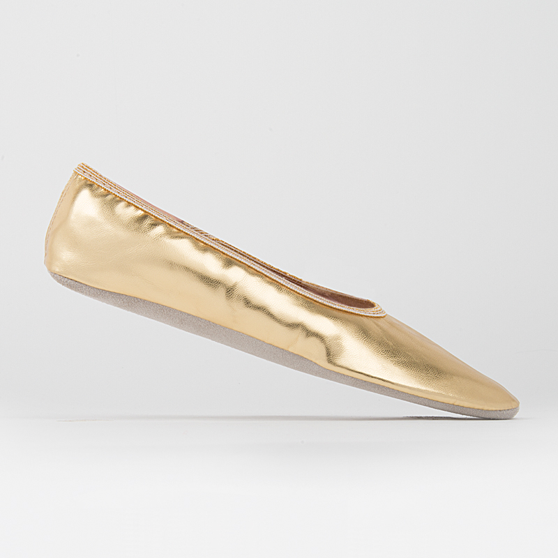 Gymnastikschuhe aus Kunstleder mit ganzer Chromledersohle R0051