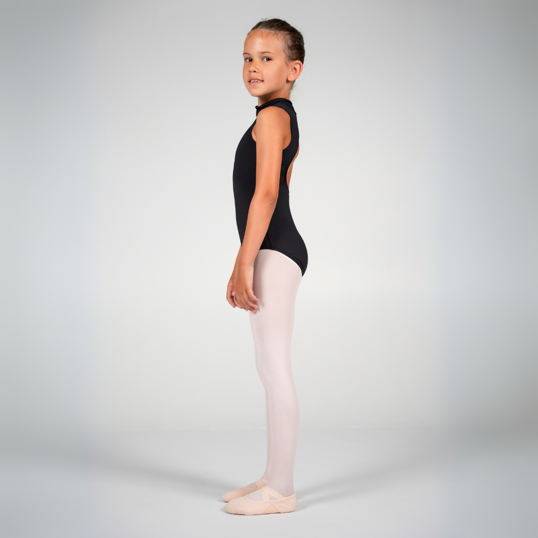 Ballet leotard with turtleneck collar R3118c