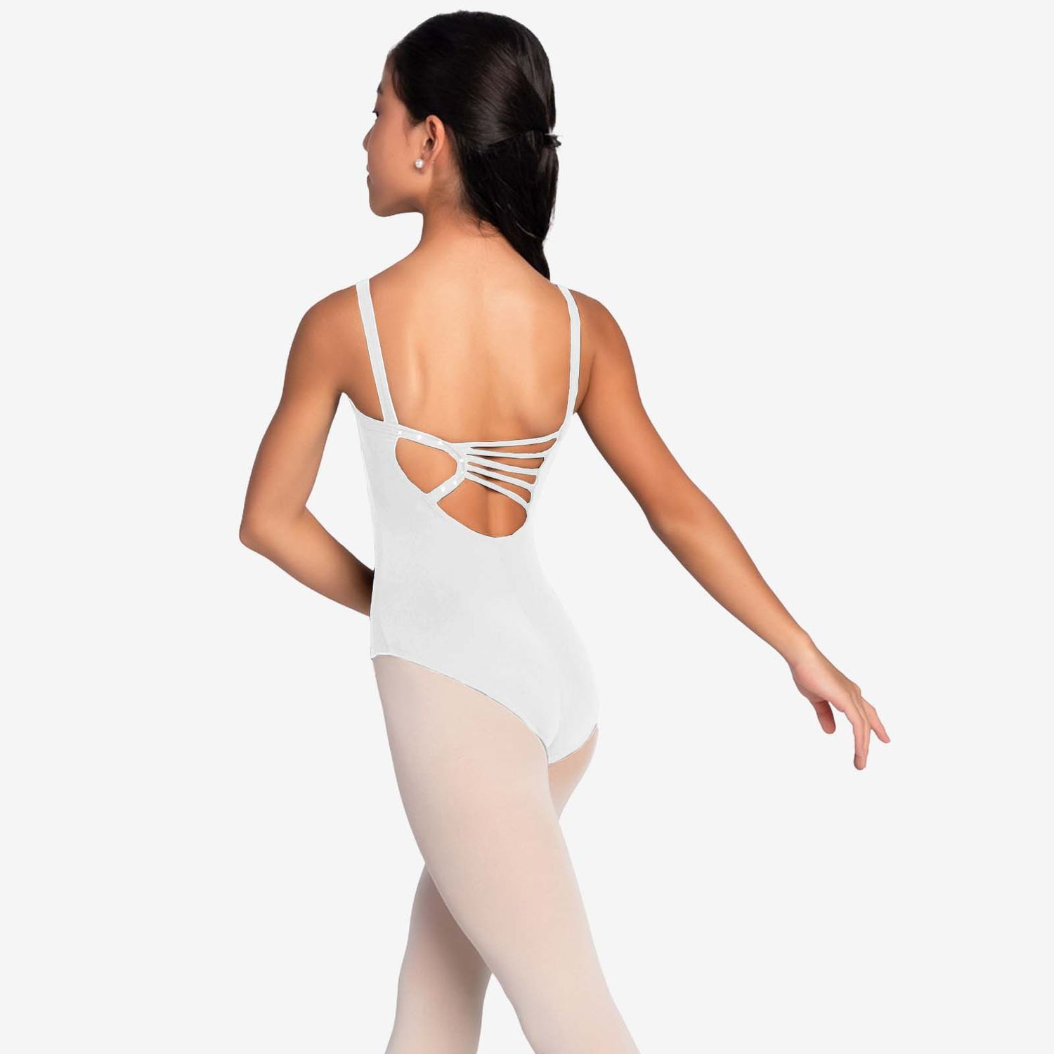Girl's Leotard SL 175 Kinder Trikot weiß