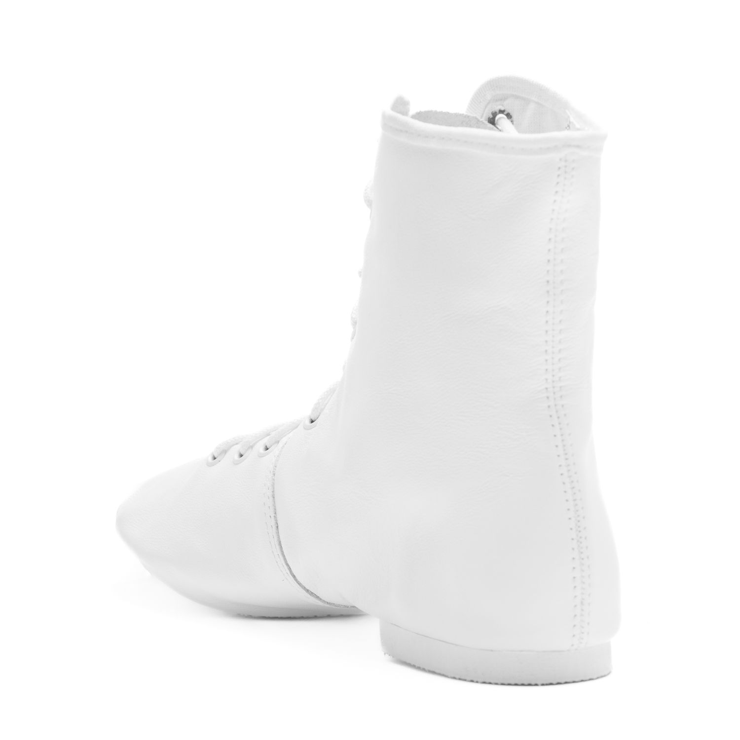 Hit II Gardestiefel aus Leder hoch geschnitten mit geteilter Gummisohle 4125 Weißer Gardestiefel, hoch, geteilte Sohle,  Damen Herren