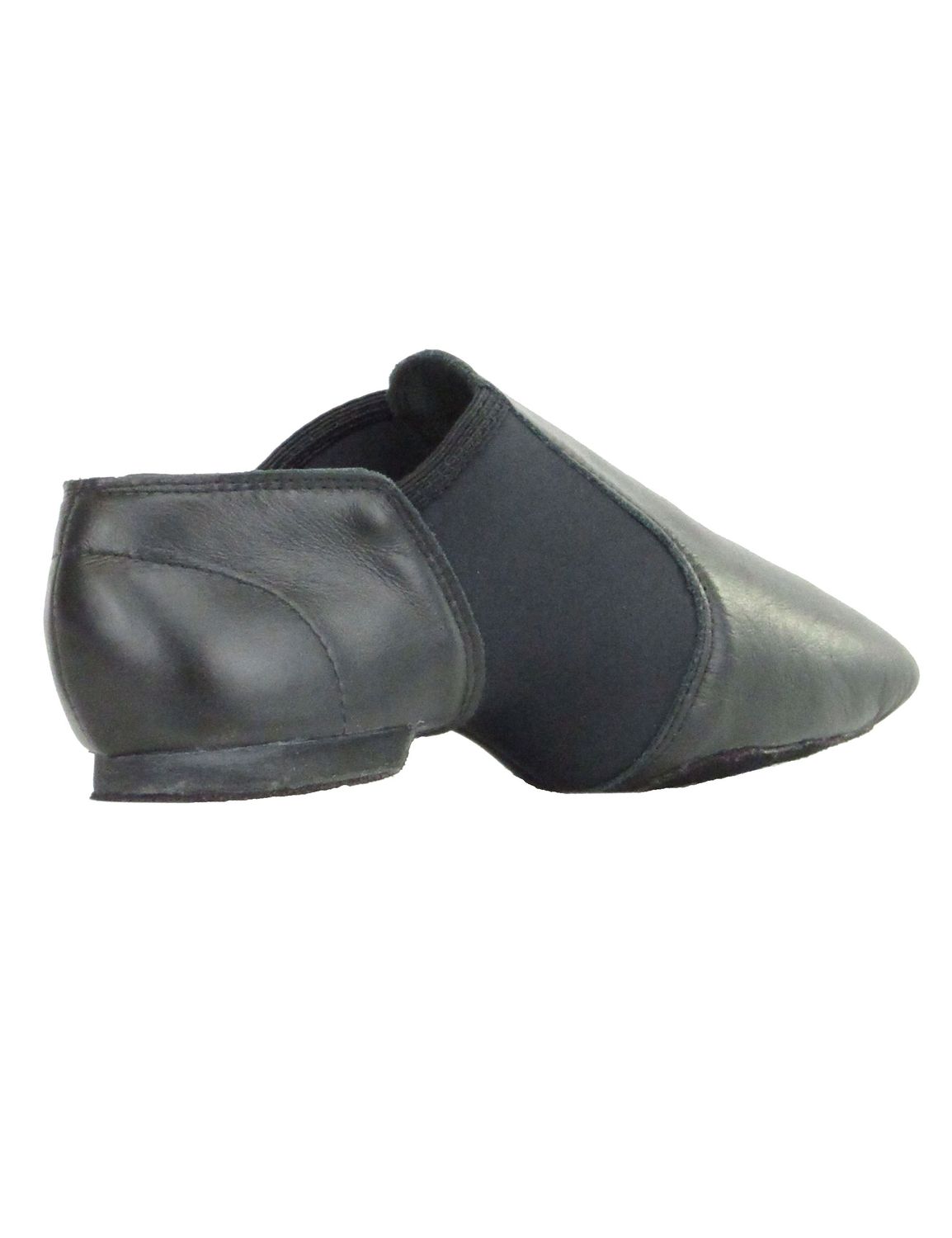 Jazzschuhe aus Leder und Stretcheinsatz mit geteilter Chromledersohle 1250 Jazzschuhe aus Leder mit Stretcheinsatz und geteilter Chromledersohle schwarz