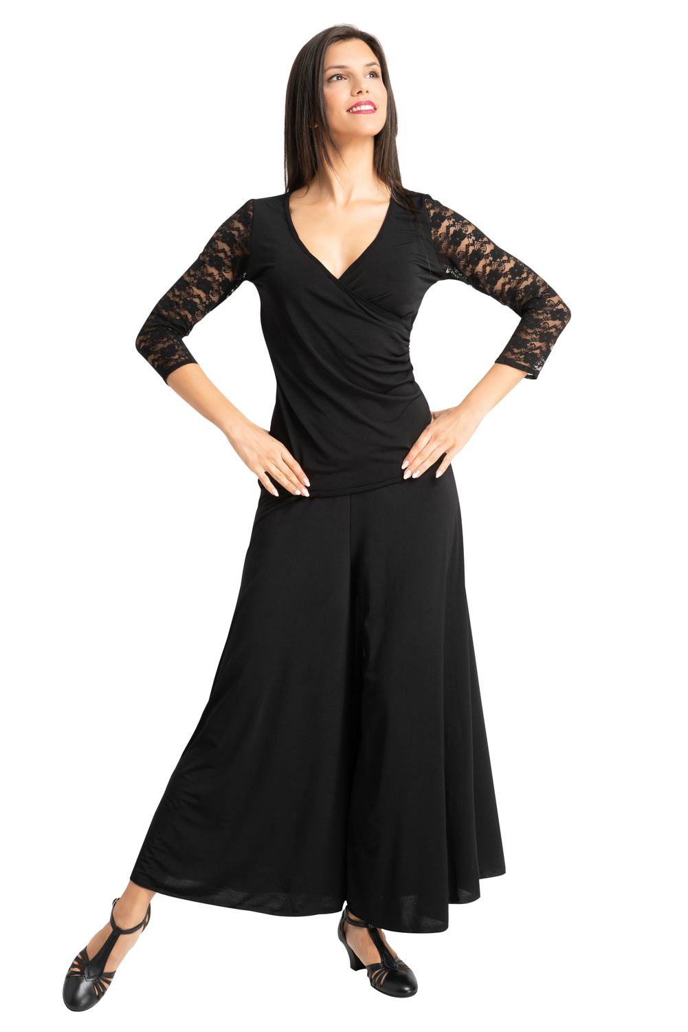 Rumpf Damen Ballroom Shirt LUBIANA RU5740 Rumpf Damen Ballroom Shirt LUBIANA RU5740