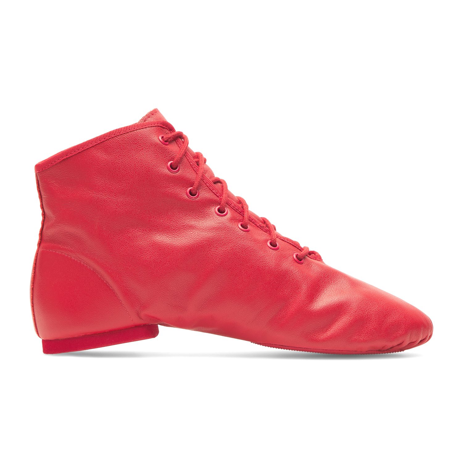 HIT V Gardestiefel aus Leder niedrig geschnitten mit geteilter Gummisohle 4128 Gardestiefel Hit V geteilte Gummisohle niedriger Schaft Rot