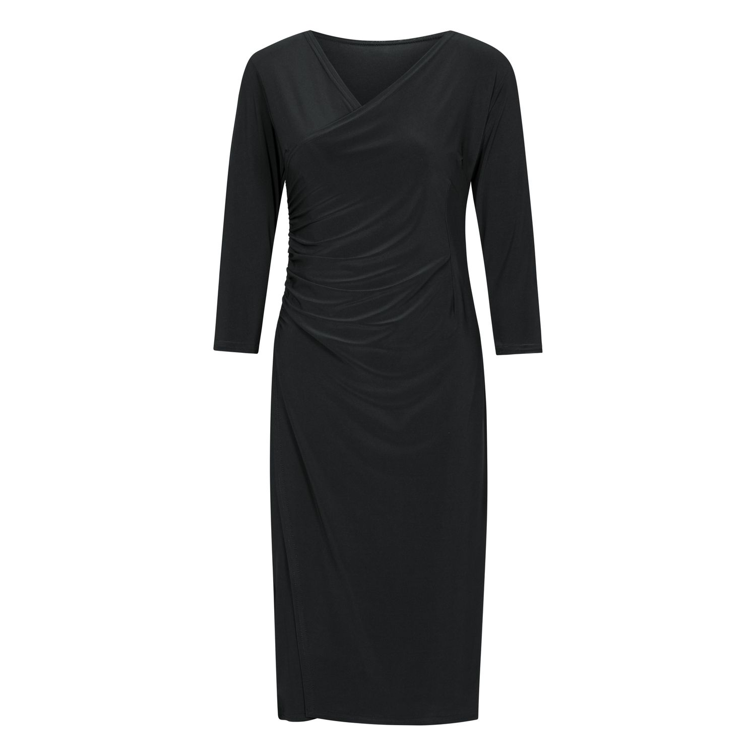 Women's dance dress RU5523 Damen Tanzkleid schwarz