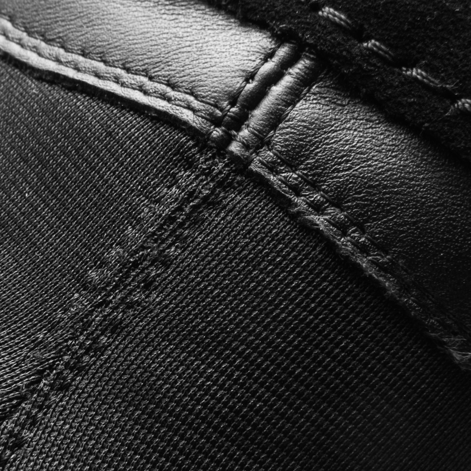 Jazzschuhe aus Leder und Neopreneinsatz mit geteilter Chromledersohle und EVA-Absatz 1275 Jazzschuhe aus Leder und Neopreneinsatz mit geteilter Chromledersohle und EVA-Absatz schwarz