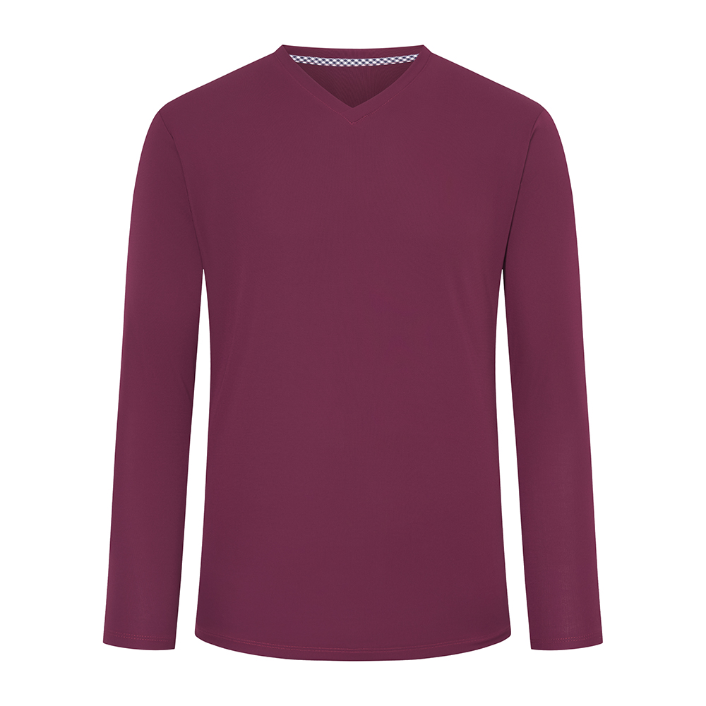 Men’s Long-Sleeve Dance Shirt with V-Neck RU5803 Men’s Long-Sleeve Dance Shirt with V-Neck RU5803