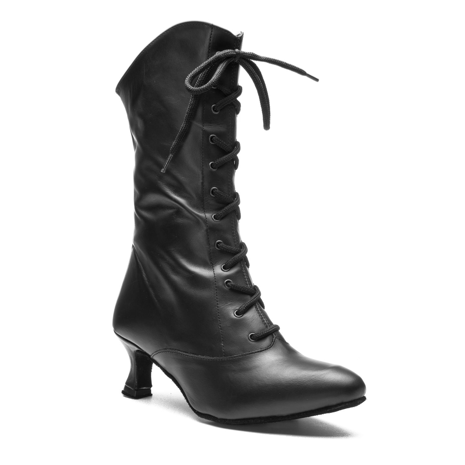 CanCan leather boots with chrome leather sole 2316 CanCan Stiefel aus Leder mit Chromledersohle schwarz