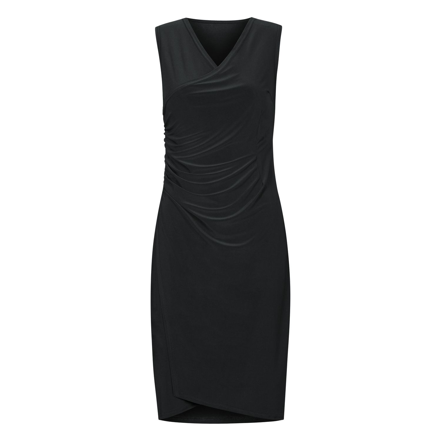 Women's dance dress RU5522 Damen Tanzkleid schwarz