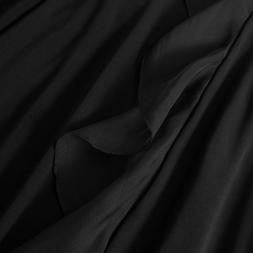 Damen Tanzhose mit seitlichen Rüschen Schwarz 