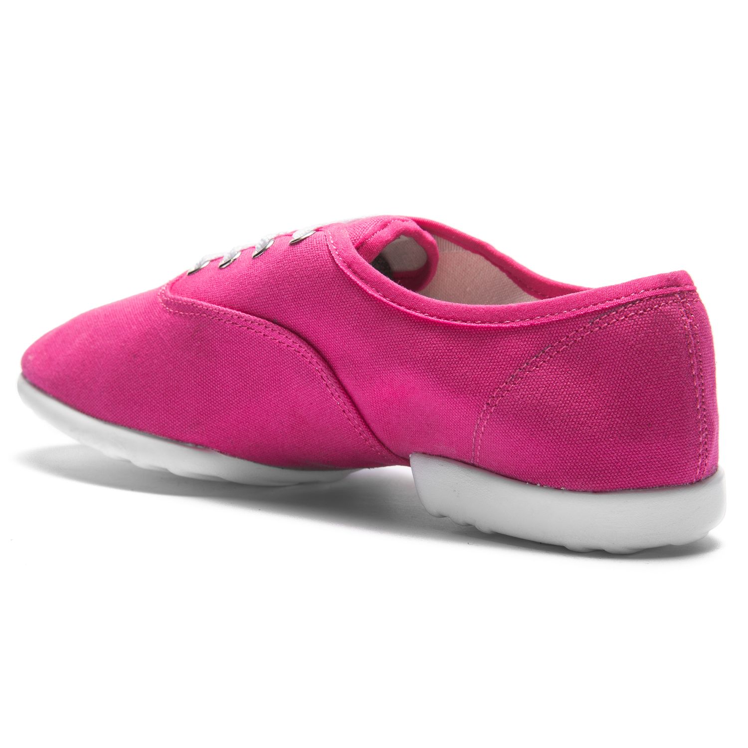 Bee Tanzsneaker vegan aus Leinen mit geteilter Chromledersohle 1515 Bee Tanzsneaker vegan aus Leinen mit geteilter Chromledersohle fuchsia