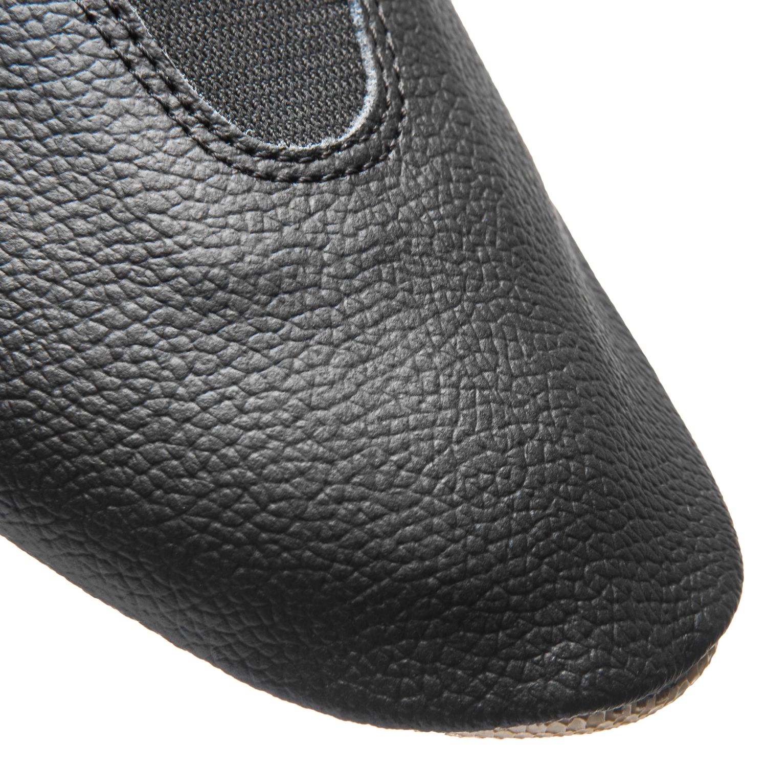 Gymnastikschläppchen aus Leder mit ganzer Gummisohle 1037 Gymnastikschläppchen aus Leder mit ganzer Gummisohle schwarz