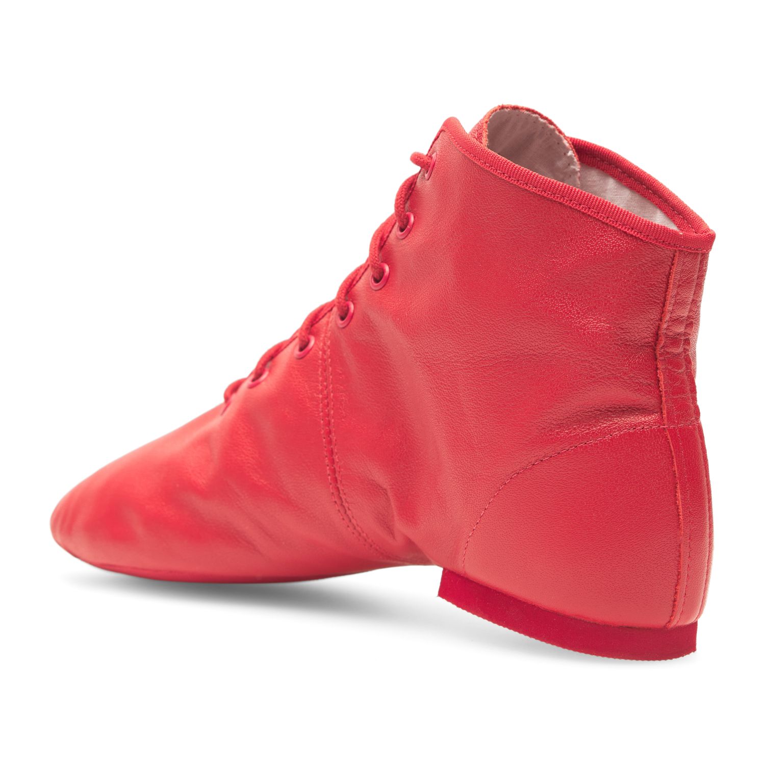 HIT V Gardestiefel aus Leder niedrig geschnitten mit geteilter Gummisohle 4128 Gardestiefel Hit V geteilte Gummisohle niedriger Schaft Rot