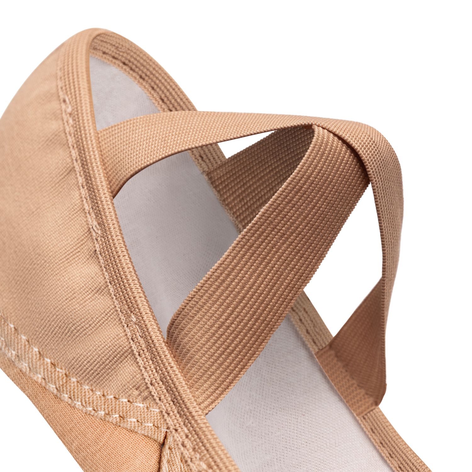 Ballettschläppchen Vegan Piqué 1007 Ballettschläppchen vegan farbe tan