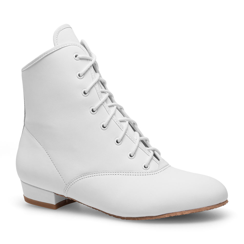 Traditional leather guard boots with rubber sole 4150 Traditions Gardestiefel Leder mit Gummisohle Weiß