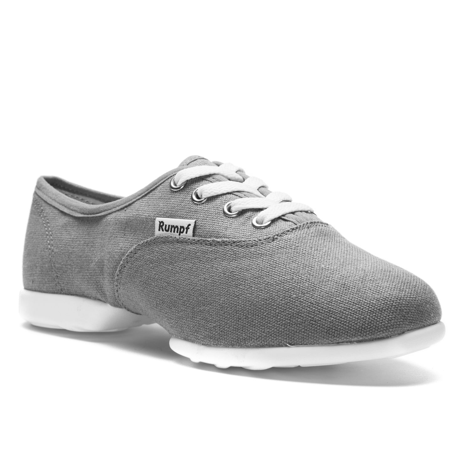 Bee Tanzsneaker vegan aus Leinen mit geteilter Chromledersohle 1515 Bee Tanzsneaker vegan aus Leinen mit geteilter Chromledersohle grau