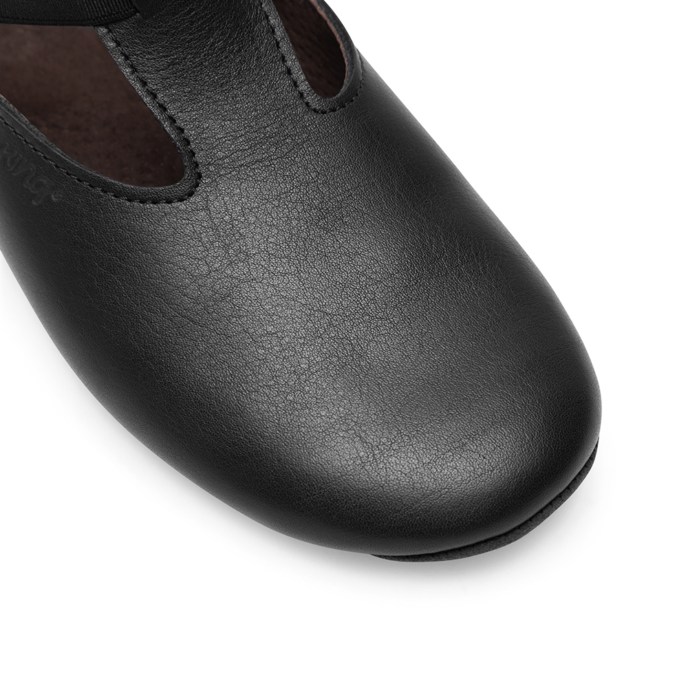 Folklore Tanzschuh Schwarz
