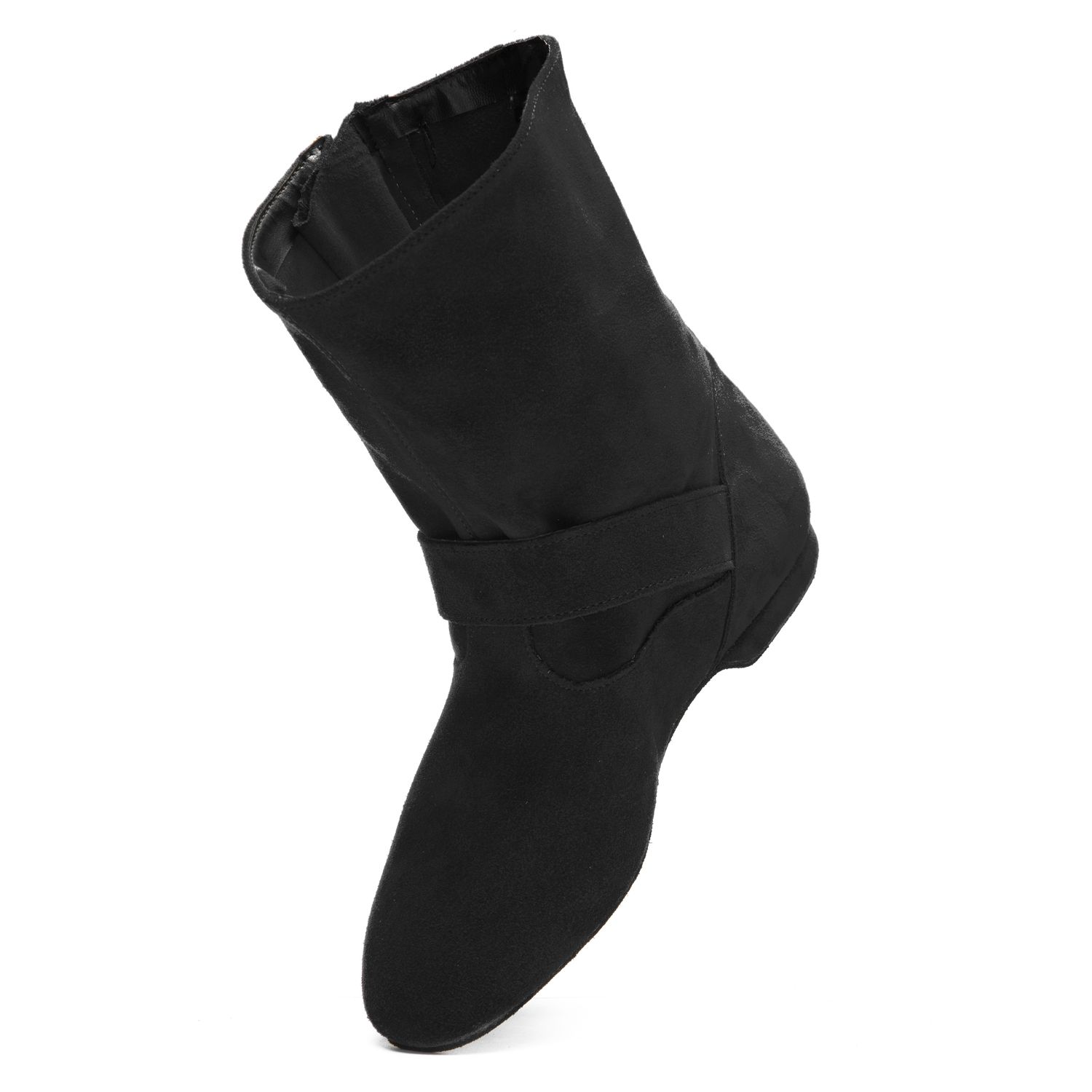 West Coast Swing Stiefel aus Wildleder mit Chromledersohle 8835 West Coast Swing Stiefel aus Wildleder mit Chromledersohle schwarz