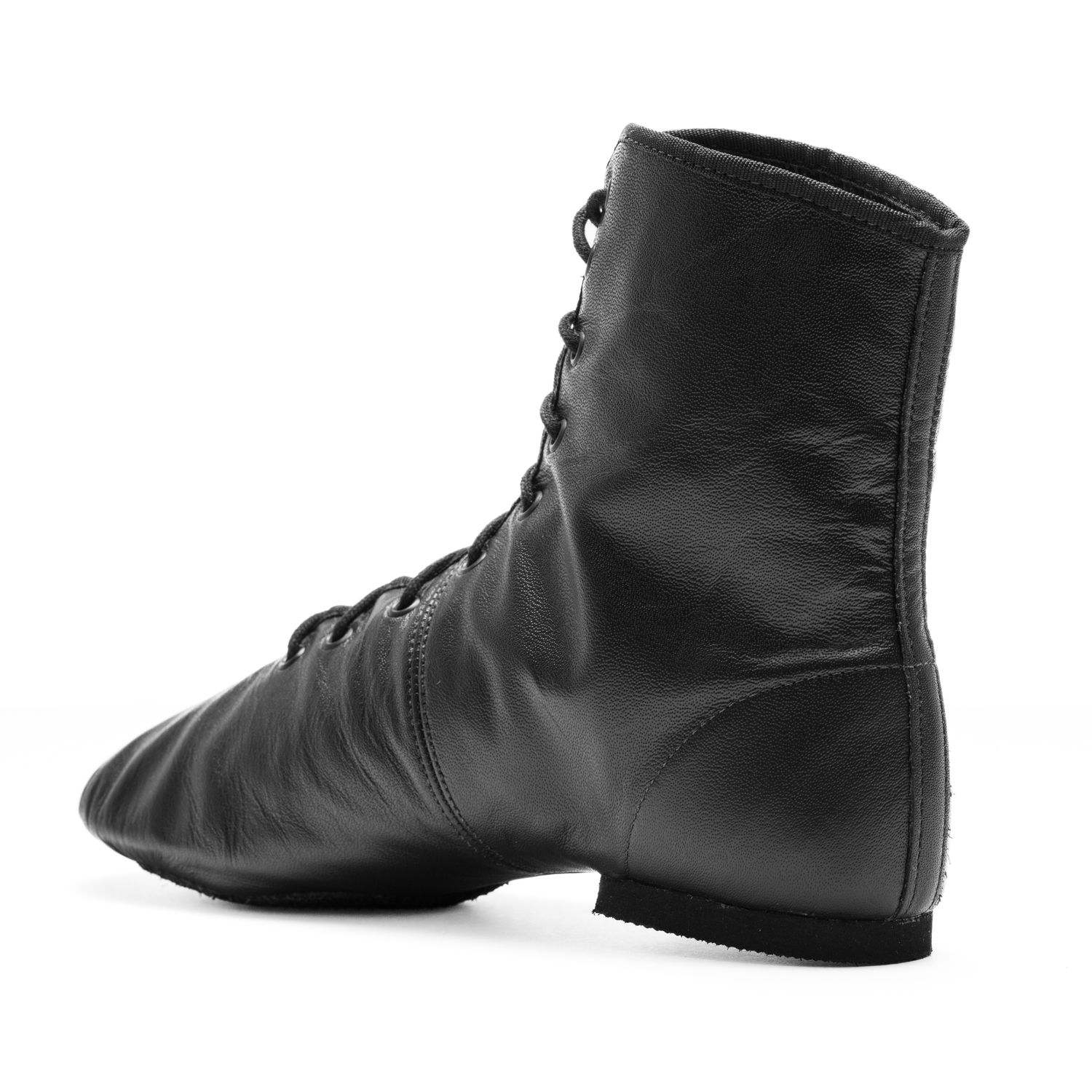 HIT IV Gardestiefel aus Leder hoch geschnitten mit geteilter Chromledersohle und Gummiabsatz 4127 Gardestiefel Hit IV geteilte Chromledersohle  hoher Schaft schwarz