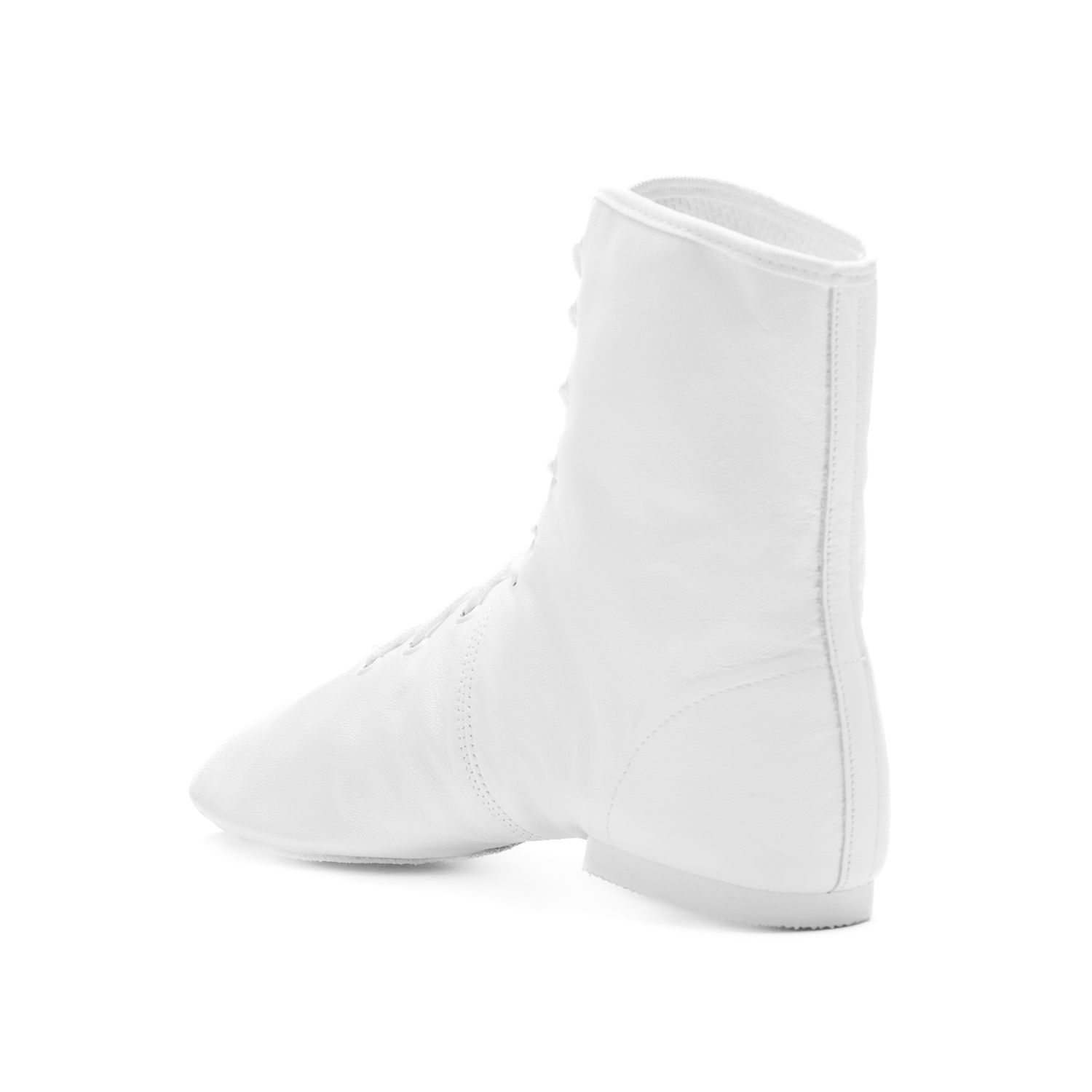 HIT IV Gardestiefel aus Leder hoch geschnitten mit geteilter Chromledersohle und Gummiabsatz 4127 Gardestiefel Hit IV geteilte Chromledersohle  hoher Schaft Weiß