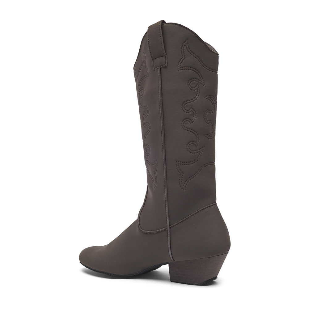 Cody Line Dance Stiefel aus Stretchgewebe (Lycra) mit Chromledersohle 8811 Cody Line Dance Stiefel aus Stretchgewebe (Lycra) mit Chromledersohle braun